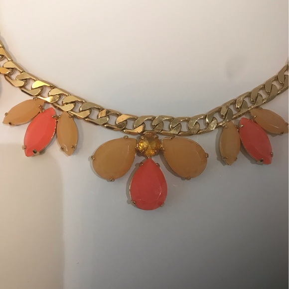 Kate Spade New York Gardens of Paris Frontal Necklace Pink/Multi - Picture 3 of 5